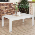 Table basse d'extérieur en aluminium résistant aux intempéries