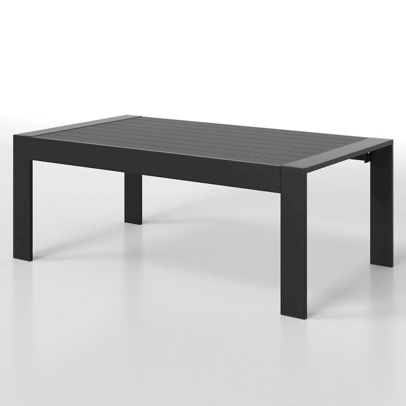 Table basse d'extérieur en aluminium résistant aux intempéries