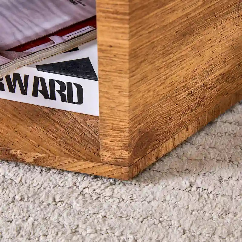 Ensemble de table basse hexagonale à motifs minimalistes