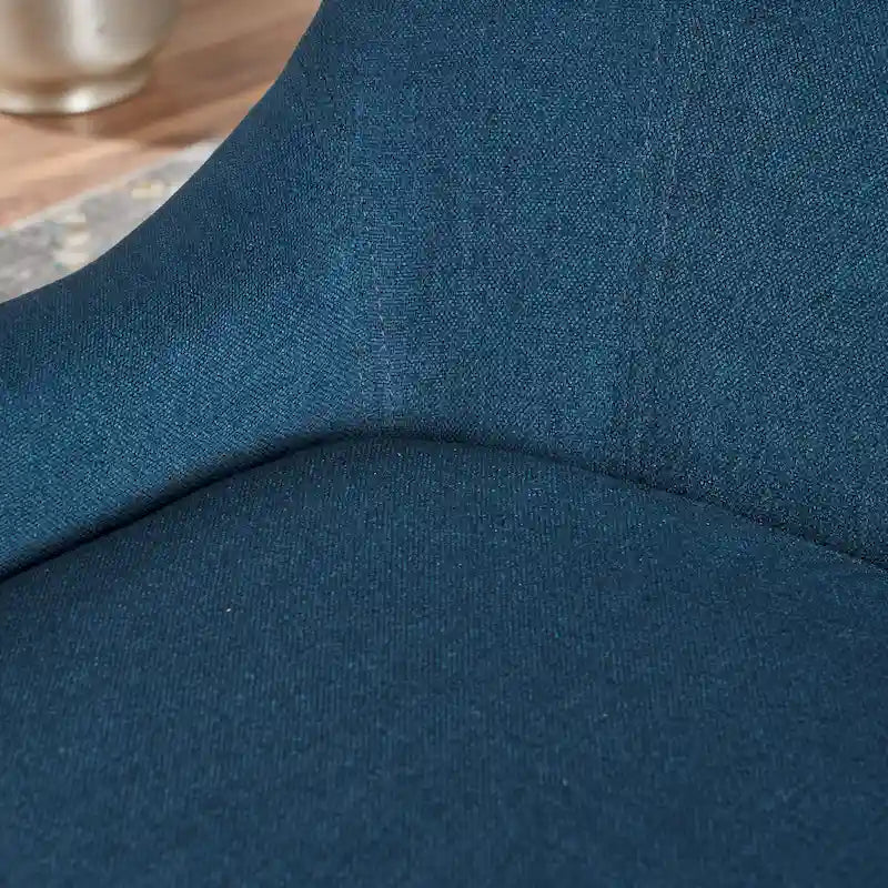 Fauteuil d'appoint à dossier haut de 27 pouces avec dossier à oreilles et pieds en bouleau