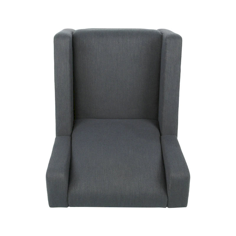 Fauteuil inclinable pivotant et réglable avec revêtement moelleux