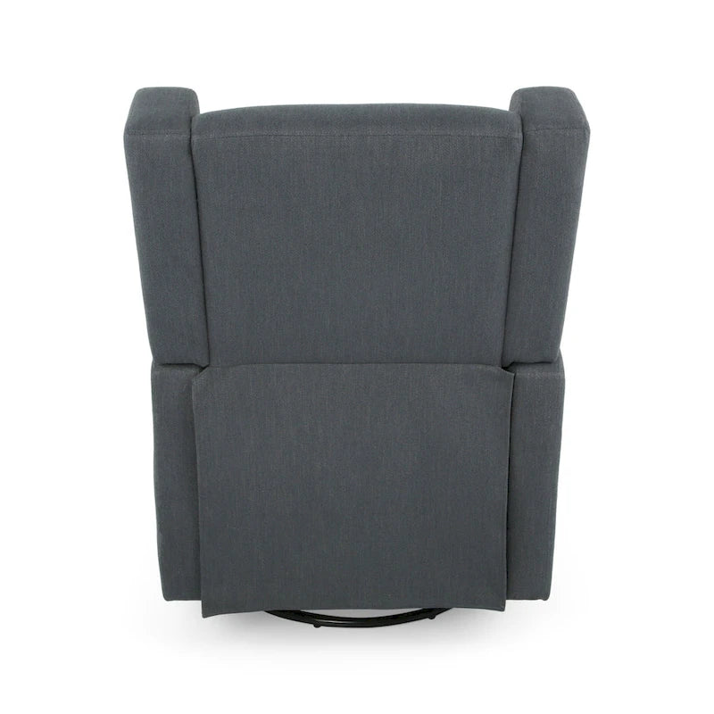 Fauteuil inclinable pivotant et réglable avec revêtement moelleux