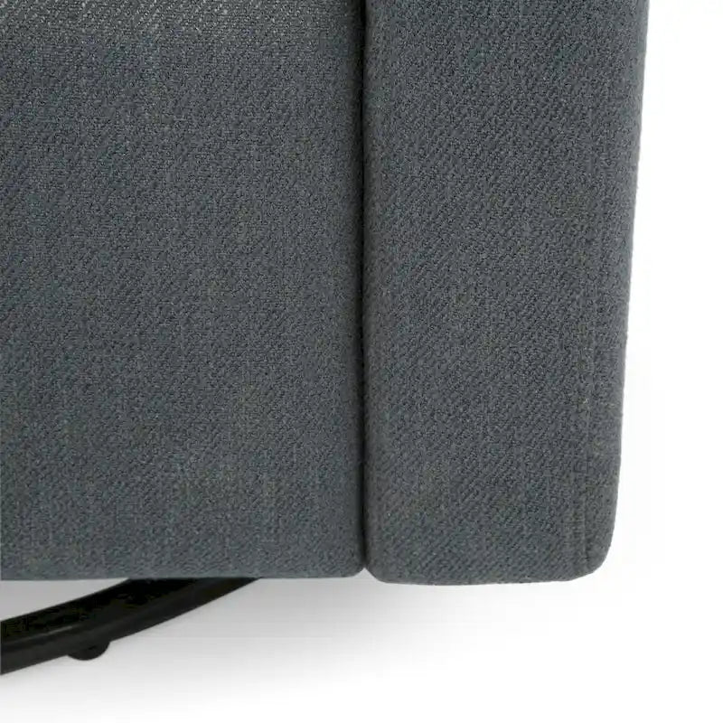 Fauteuil inclinable pivotant et réglable avec revêtement moelleux