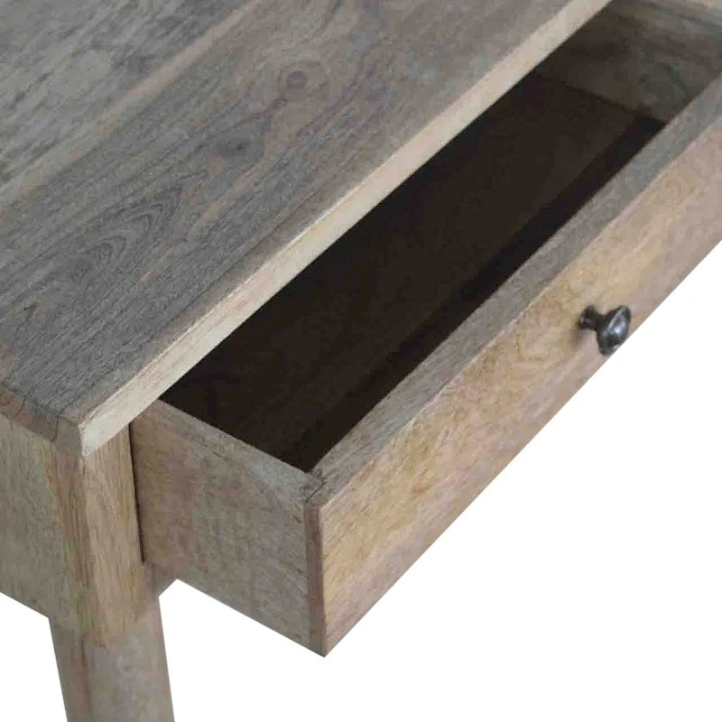 Console d'entrée en chêne à 2 tiroirs