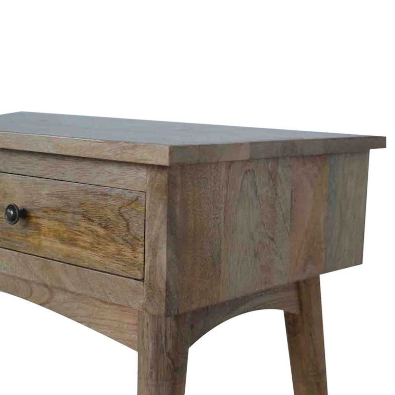 Console d'entrée en chêne à 2 tiroirs