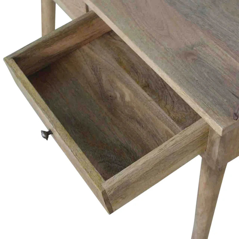 Console d'entrée en chêne à 2 tiroirs