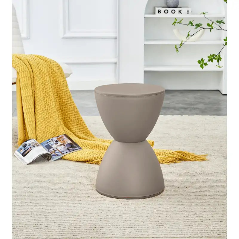 Tabouret Prince contemporain, table d'appoint, table de chevet, table de rangement