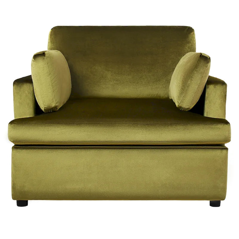 Fauteuil d'appoint surdimensionné Mirod - Coussins d'accoudoirs confortables, style neutre et polyvalent, design élégant, structure durable