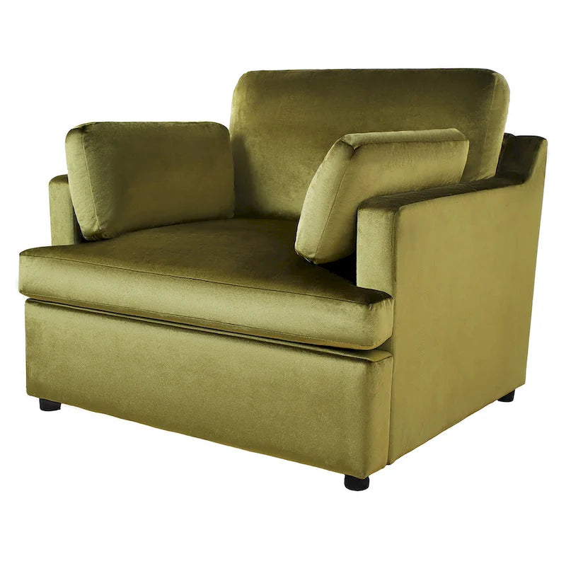 Fauteuil d'appoint surdimensionné Mirod - Coussins d'accoudoirs confortables, style neutre et polyvalent, design élégant, structure durable