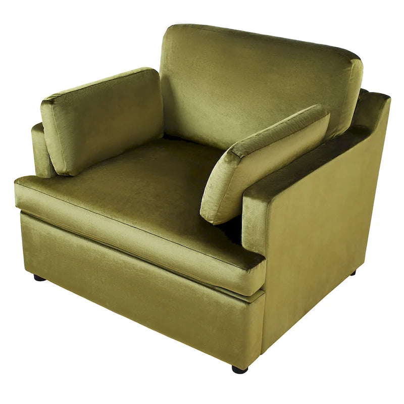 Fauteuil d'appoint surdimensionné Mirod - Coussins d'accoudoirs confortables, style neutre et polyvalent, design élégant, structure durable
