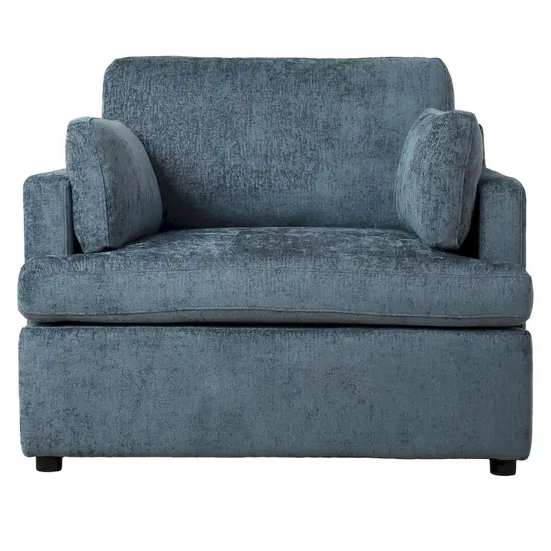Fauteuil d'appoint surdimensionné Mirod - Coussins d'accoudoirs confortables, style neutre et polyvalent, design élégant, structure durable