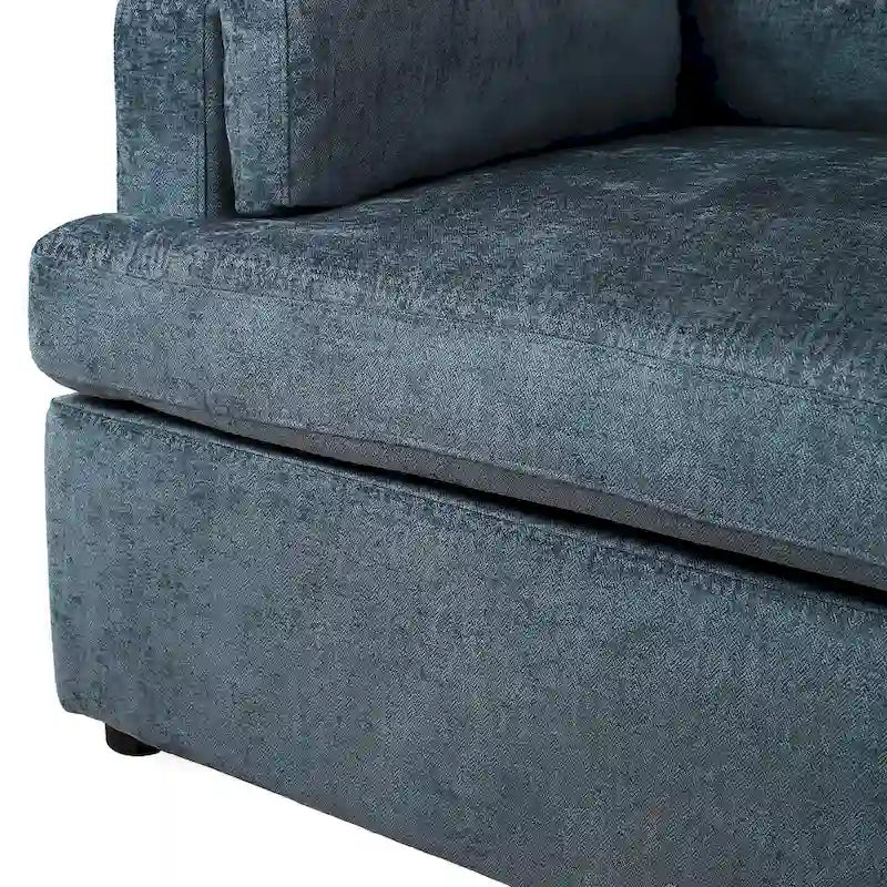 Fauteuil d'appoint surdimensionné Mirod - Coussins d'accoudoirs confortables, style neutre et polyvalent, design élégant, structure durable