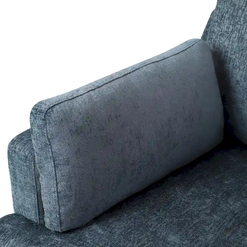 Fauteuil d'appoint surdimensionné Mirod - Coussins d'accoudoirs confortables, style neutre et polyvalent, design élégant, structure durable