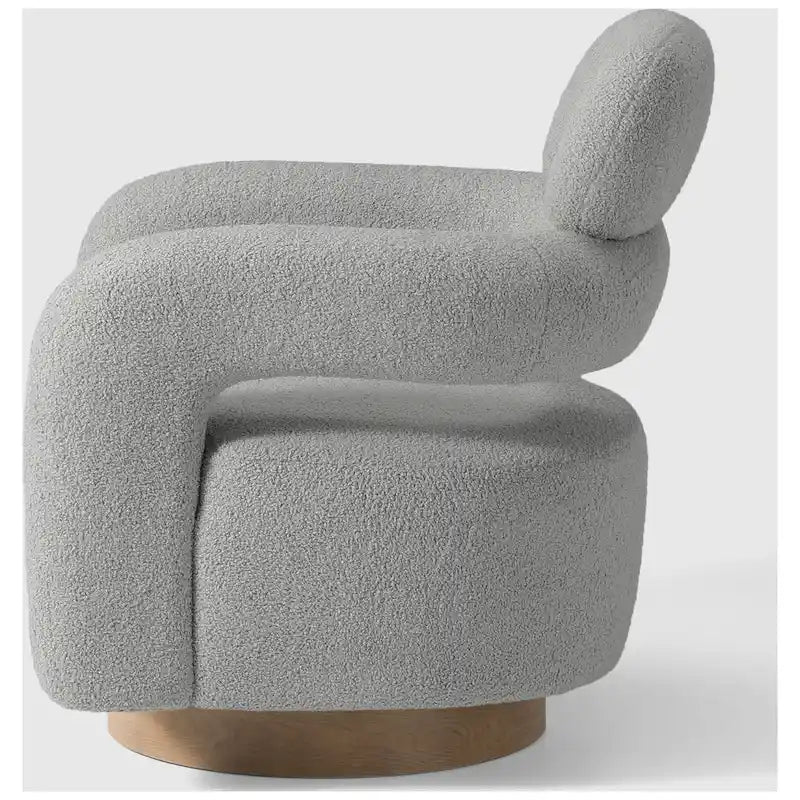 Chaise pivotante Bayville 29 en sherpa de 29 pouces de large (ensemble de 2)