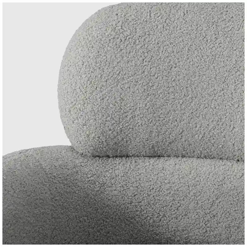 Chaise pivotante Bayville 29 en sherpa de 29 pouces de large (ensemble de 2)