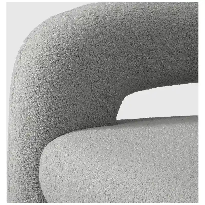 Chaise pivotante Bayville 29 en sherpa de 29 pouces de large (ensemble de 2)