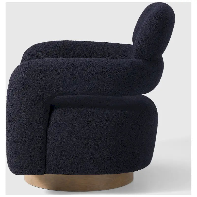 Chaise pivotante Bayville 29 en sherpa de 29 pouces de large (ensemble de 2)