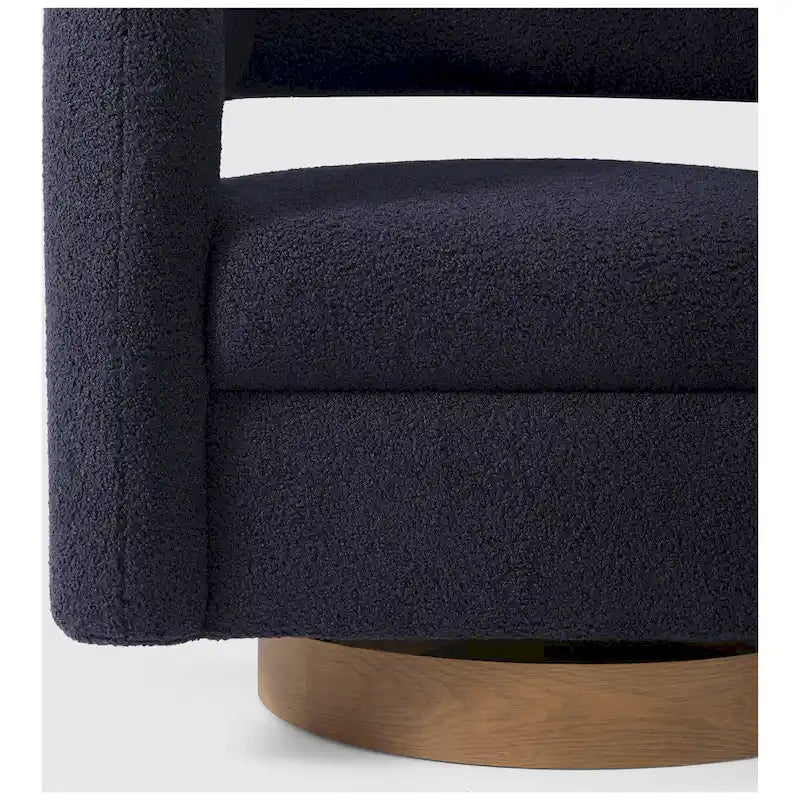 Chaise pivotante Bayville 29 en sherpa de 29 pouces de large (ensemble de 2)