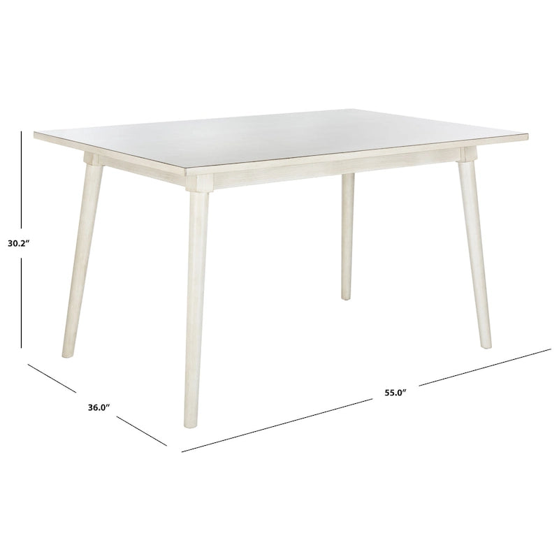 Table de salle à manger rectangulaire SAFAVIEH Tia - 55 cm (L) x 36 cm (P) x 30 cm (H)