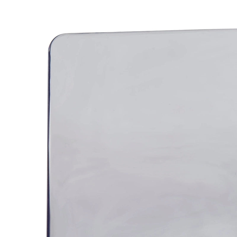 Chaise de salle à manger Astor en acrylique avec pieds chromés (lot de 2) - Chaise d'appoint moderne