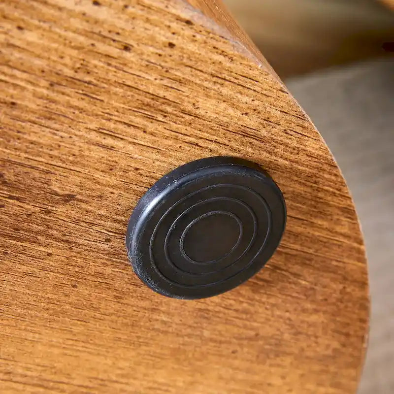 GDFStudio - Ensemble de tables basses cylindriques multi-tailles Jackson avec finition grain de bois