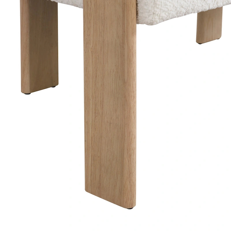 Canapé deux places Loft Round avec accoudoirs en bois d'hévéa par Christopher Knight Home