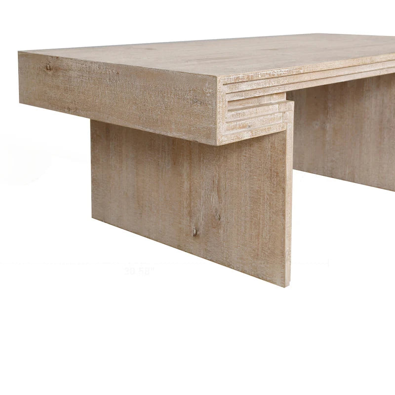 Table basse industrielle vintage haut de gamme à double niveau pour espaces de vie et de bureau