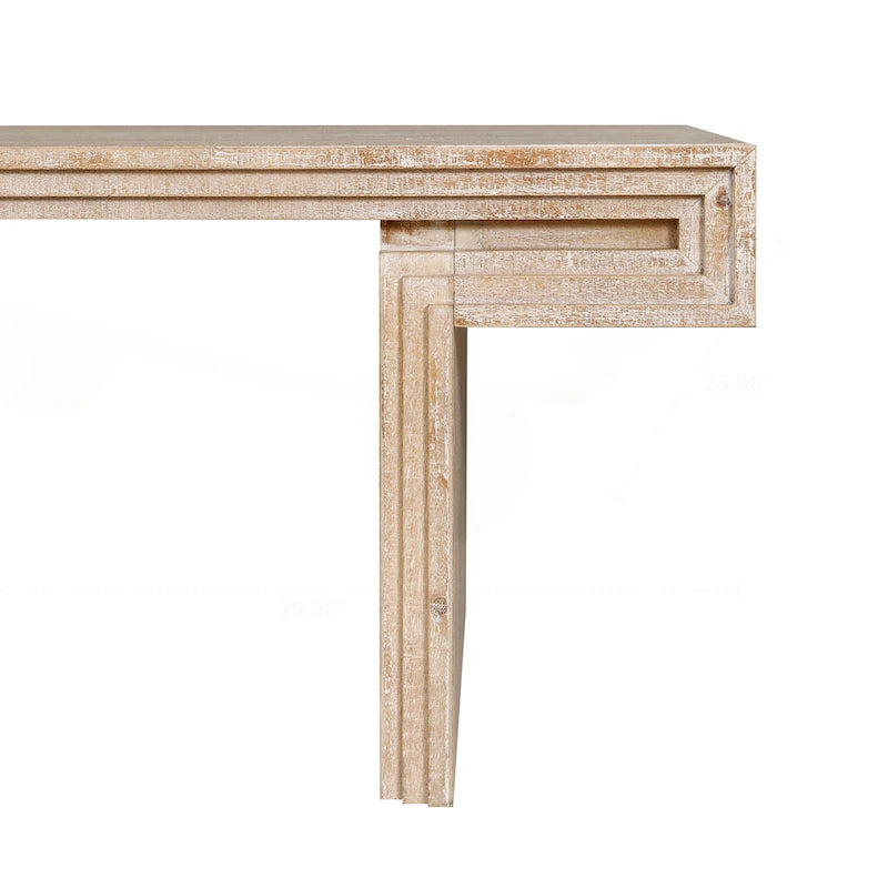 Table basse industrielle vintage haut de gamme à double niveau pour espaces de vie et de bureau