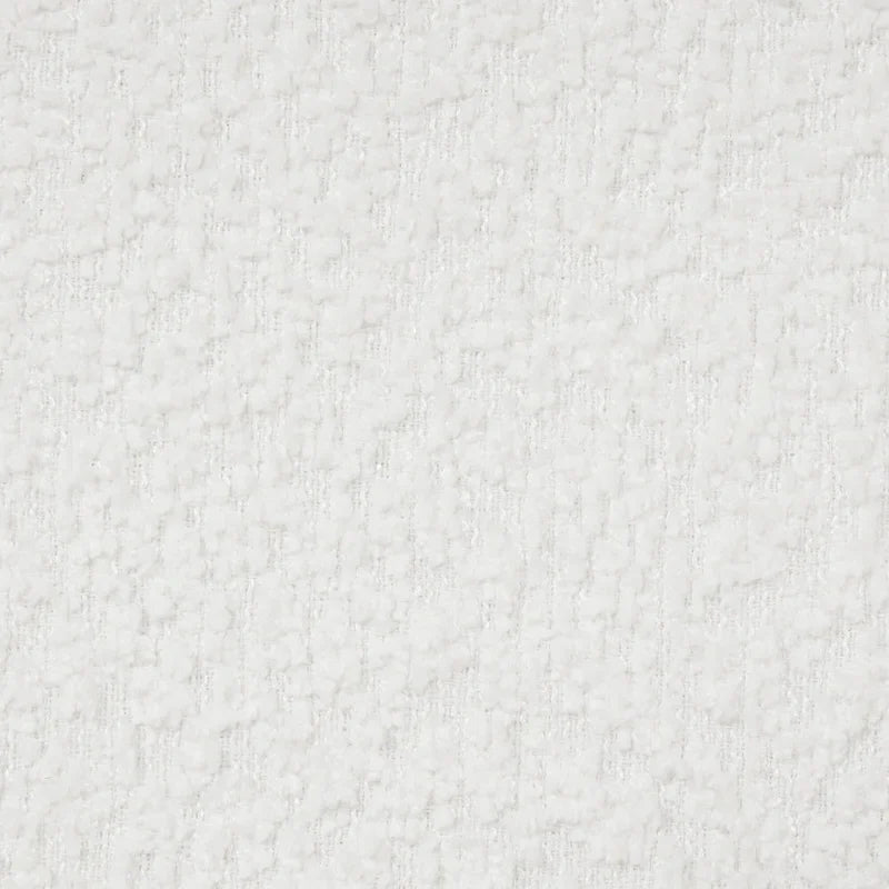 Lit plateforme moderne en bois, recouvert de tissu bouclé, avec tête de lit, idéal pour la chambre à coucher. Sommier non requis.
