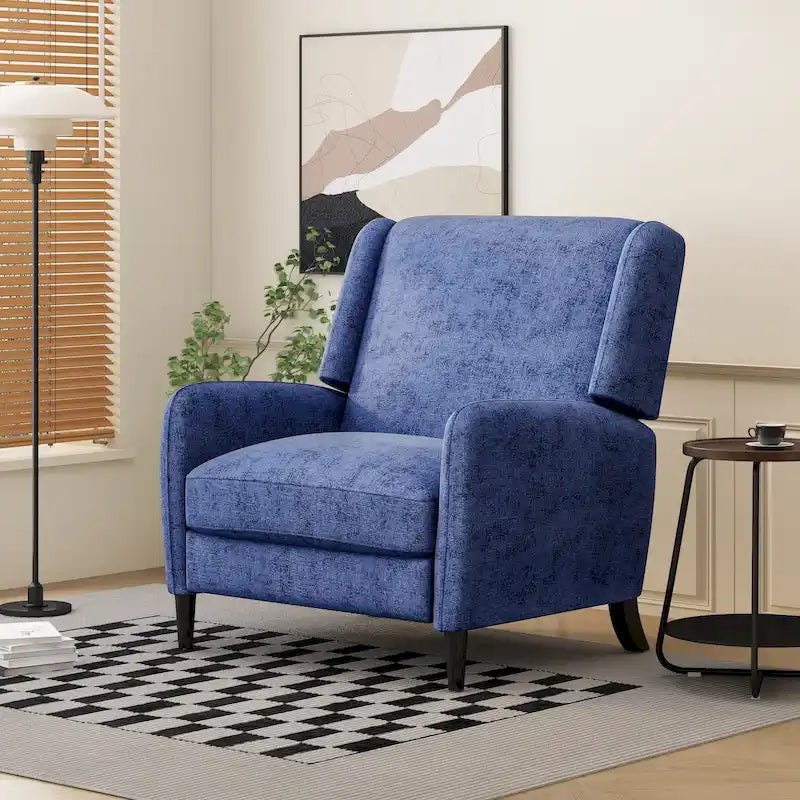 Fauteuil inclinable Roomfitters surdimensionné en tissu texturé, fauteuil inclinable confortable pour le salon