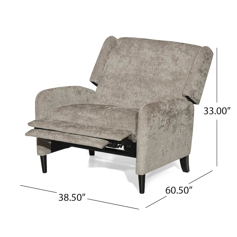Fauteuil inclinable Roomfitters surdimensionné en tissu texturé, fauteuil inclinable confortable pour le salon