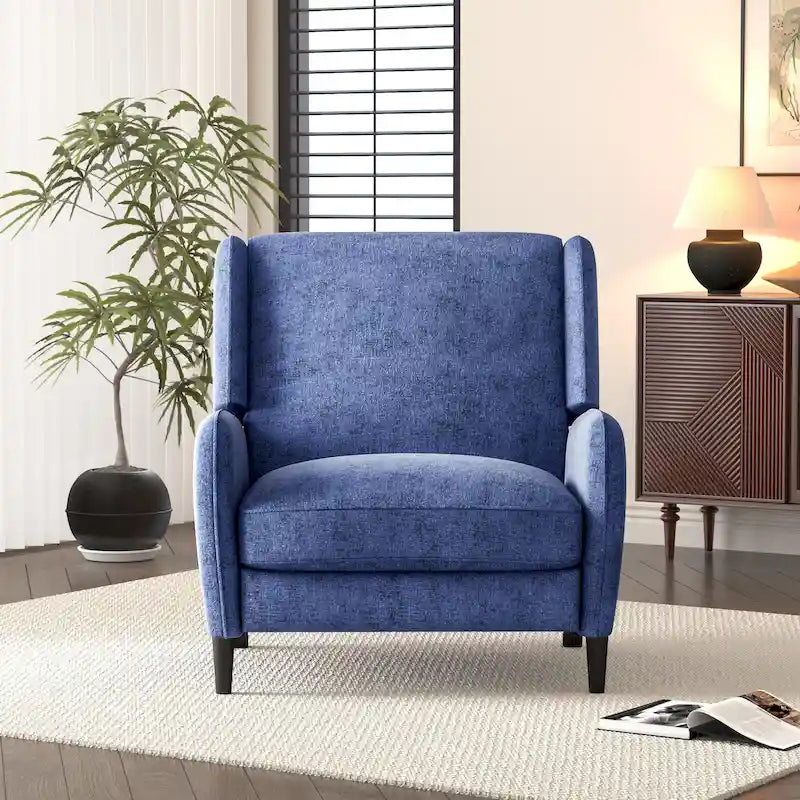 Fauteuil inclinable Roomfitters surdimensionné en tissu texturé, fauteuil inclinable confortable pour le salon