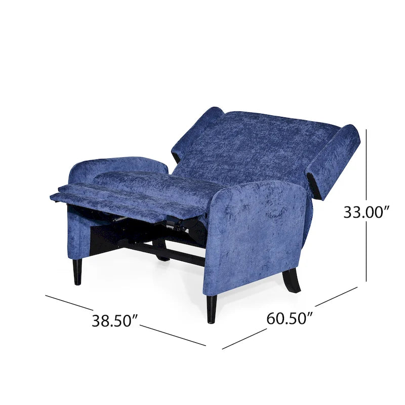 Fauteuil inclinable Roomfitters surdimensionné en tissu texturé, fauteuil inclinable confortable pour le salon