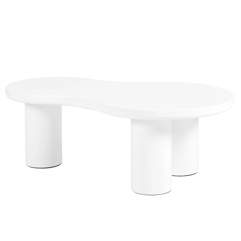 Ensemble de 2 tables basses gigognes nuage avec petite table d'appoint ronde