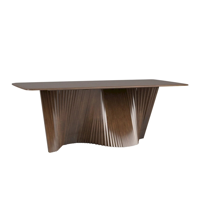 Table de salle à manger en bois Norvik Wave Base par iNSPIRE Q Modern