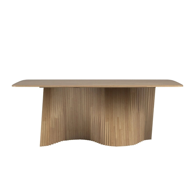 Table de salle à manger en bois Norvik Wave Base par iNSPIRE Q Modern