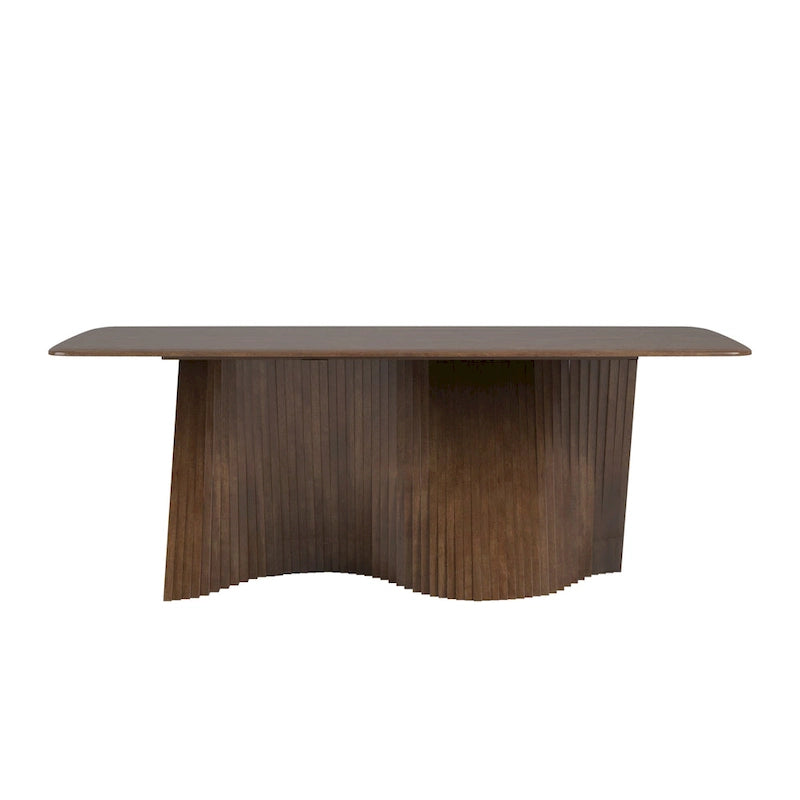 Table de salle à manger en bois Norvik Wave Base par iNSPIRE Q Modern