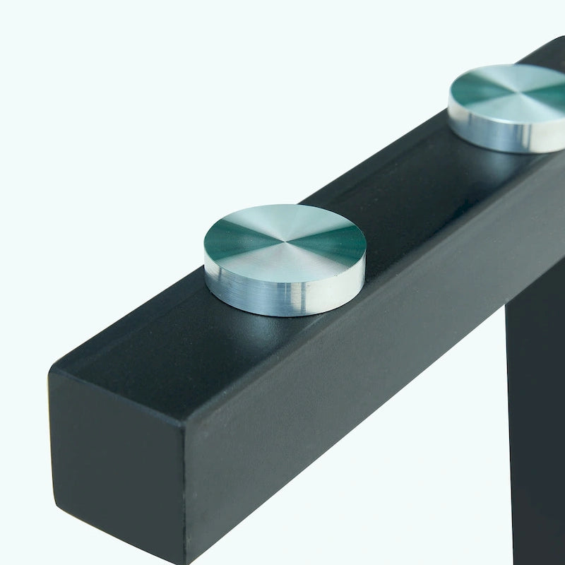 Table d'appoint moderne en verre trempé pour salle à manger, table basse ou console d'entrée.