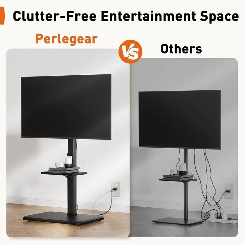 Meuble TV sur pied avec prise électrique