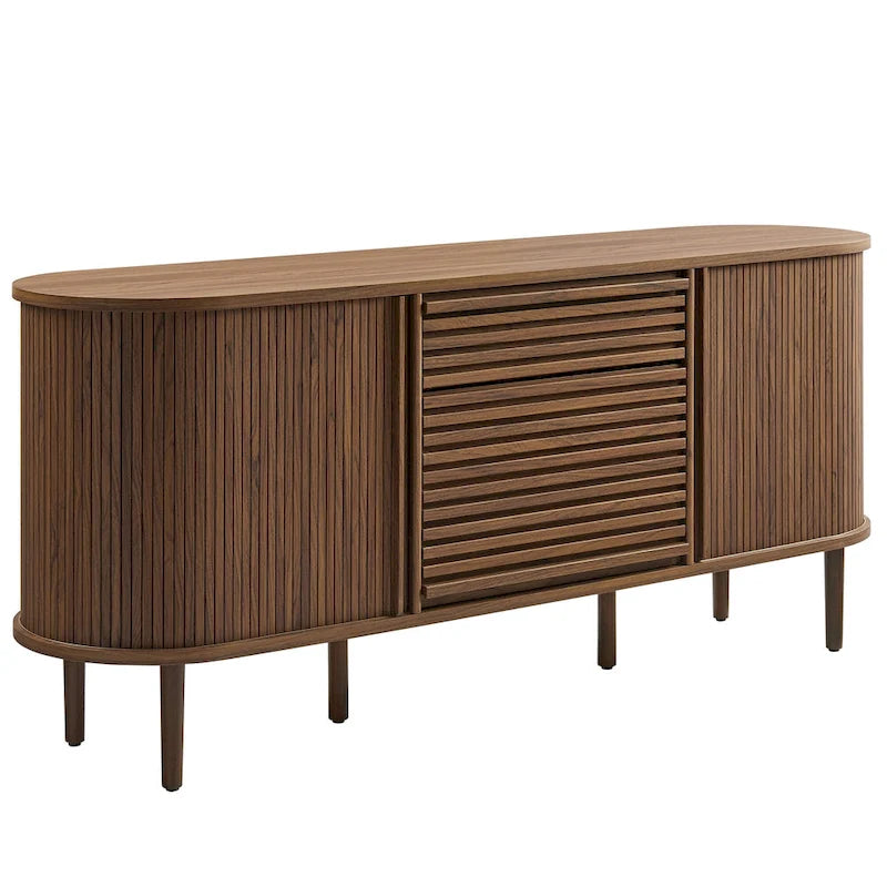 Buffet ovale cannelé Harlan 67