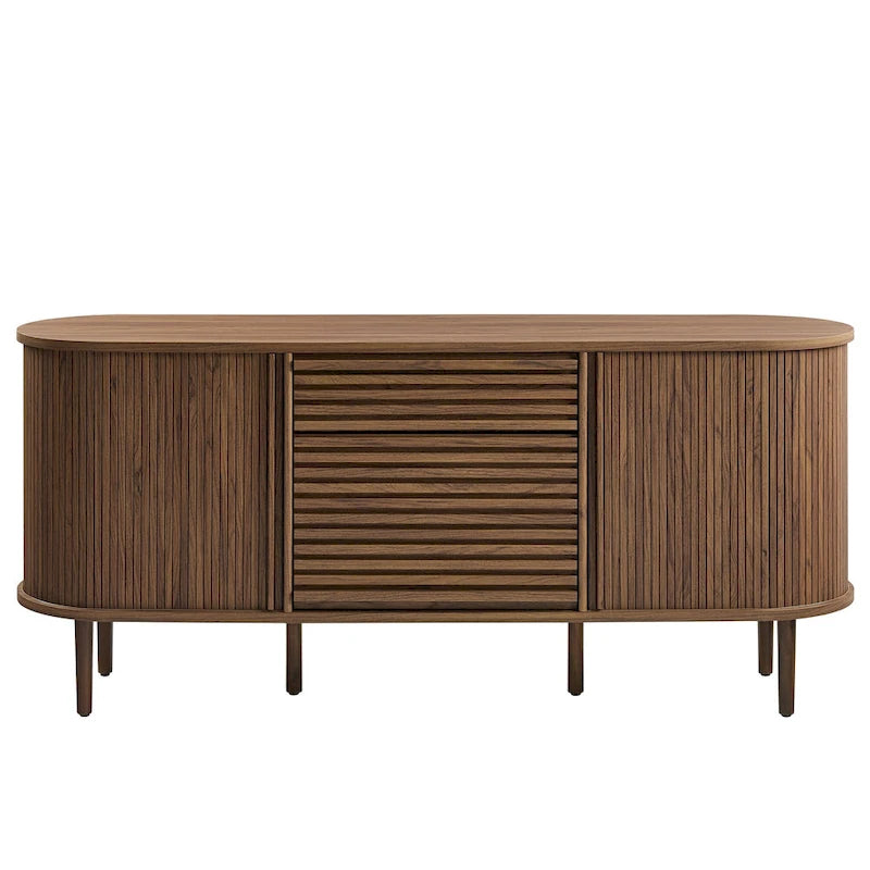 Buffet ovale cannelé Harlan 67