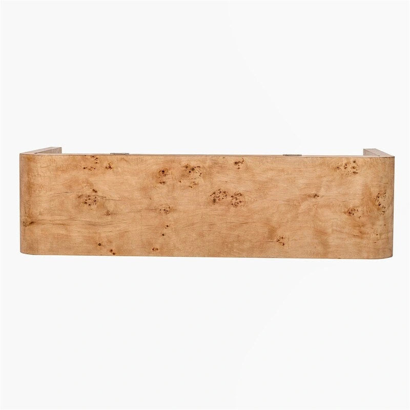 Console de style rétro avec 2 tiroirs de rangement, table d'entrée moderne ou table basse avec pieds minimalistes et élégants pour le salon