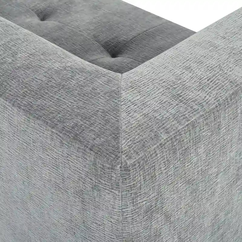 Canapé-lit modulaire en chenille 112,2 cm en forme de L, avec un design à combinaison libre et sans assemblage requis