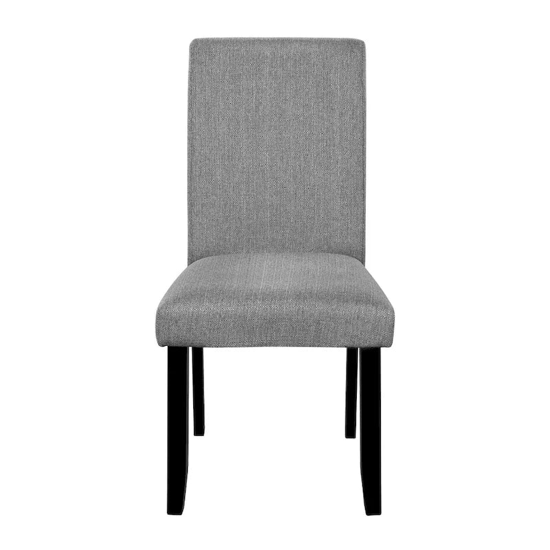 Ensemble de table à manger ronde 5 pièces, ensemble de meubles de cuisine en bois massif comprenant une table et 4 chaises rembourrées