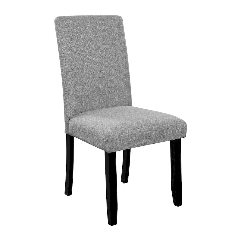 Ensemble de table à manger ronde 5 pièces, ensemble de meubles de cuisine en bois massif comprenant une table et 4 chaises rembourrées