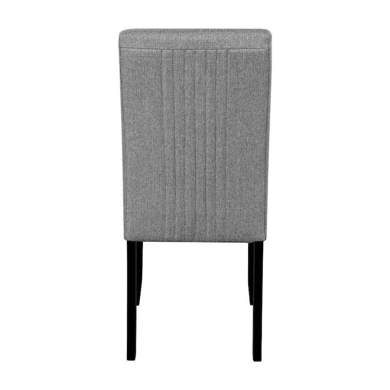Ensemble de table à manger ronde 5 pièces, ensemble de meubles de cuisine en bois massif comprenant une table et 4 chaises rembourrées