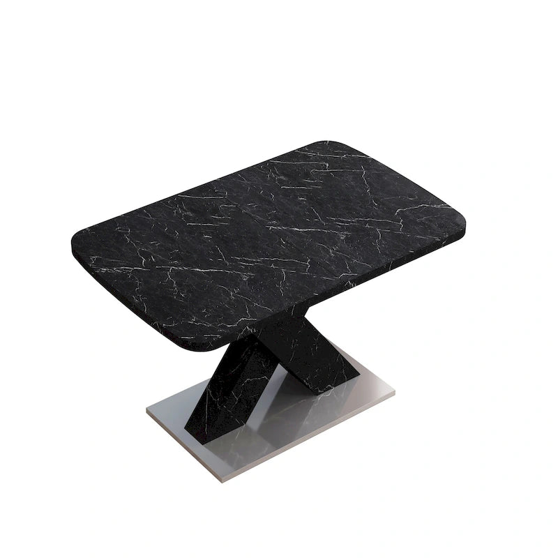 Table de salle à manger carrée extensible moderne