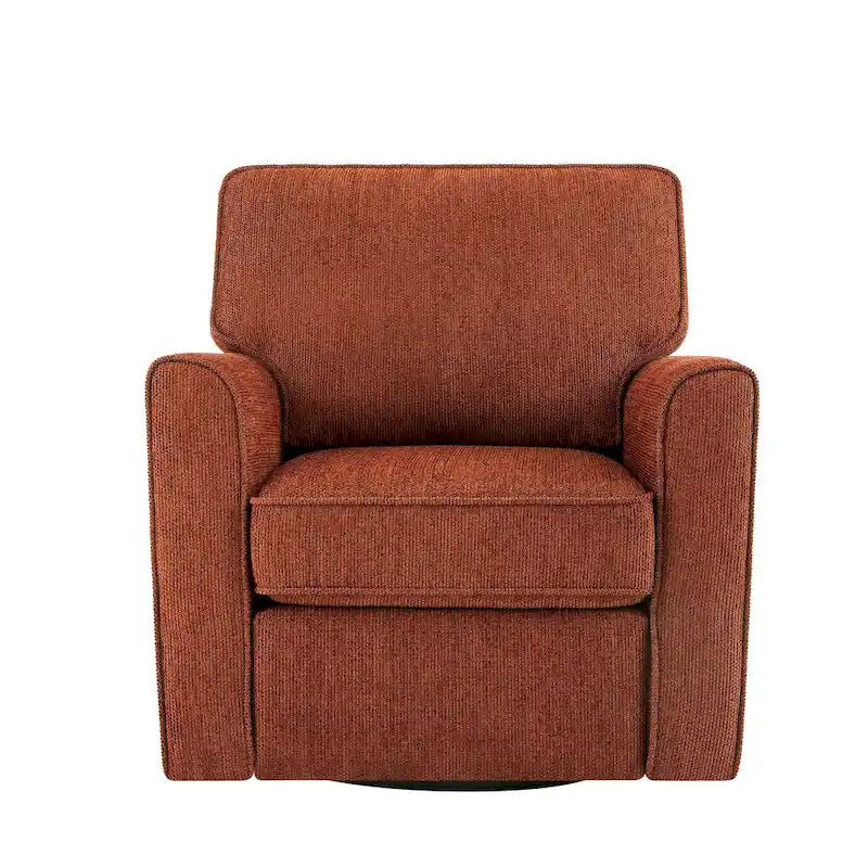 Fauteuil pivotant Chenille 360°, fauteuil moderne avec poches latérales, canapé pivotant, fauteuil inclinable ergonomique pour chambre à coucher