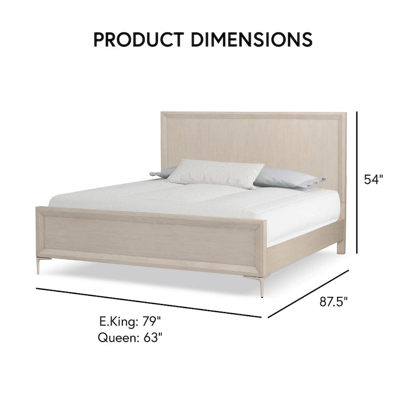 Lit moderne en bois massif Fable de Furniture of America