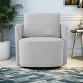 Fauteuil pivotant à 360° en chenille avec design ergonomique incurvé et capacité de charge de 200 kg